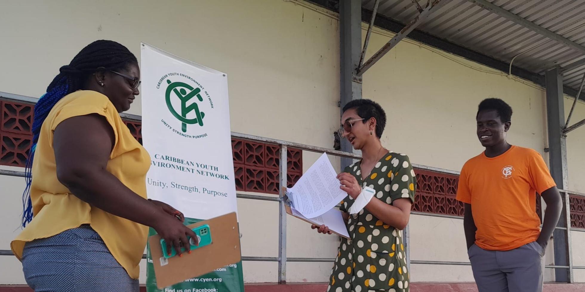 Caribbean Youth Environment Network outreach event