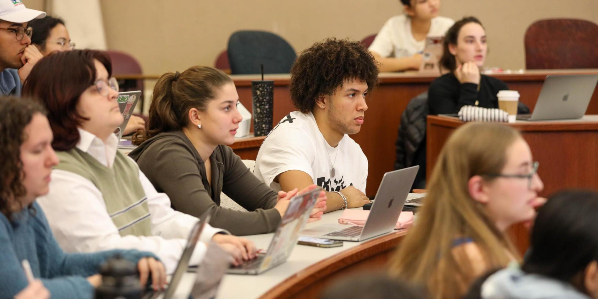 Undergraduates in Human Rights Class