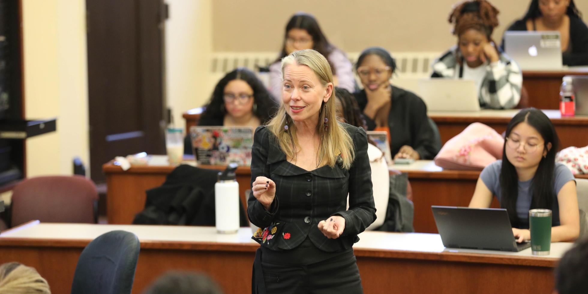 Kathleen Cavanaugh, Executive Director, teach her course