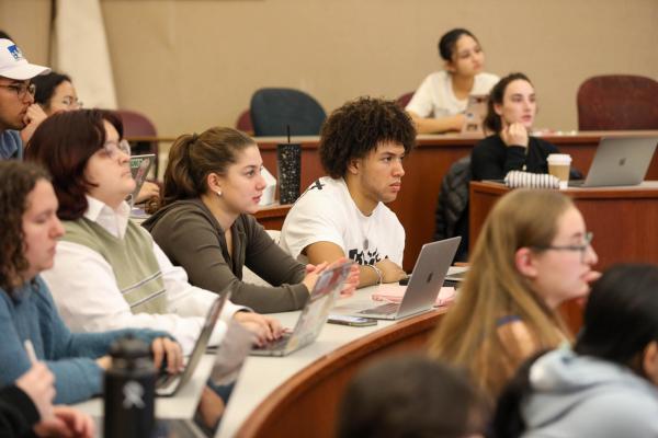 Undergraduates in Human Rights Class