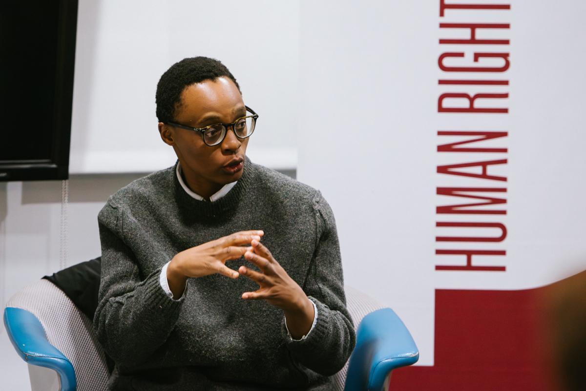 Emmah Wabuke speaking