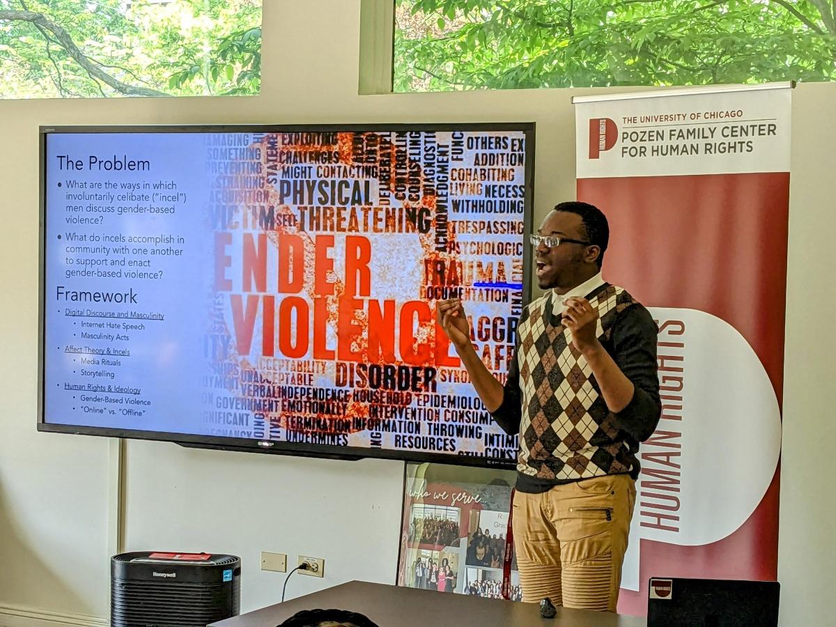 Human Rights Major Presenting Research