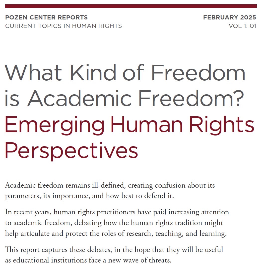 Pozen Report 01 Cover